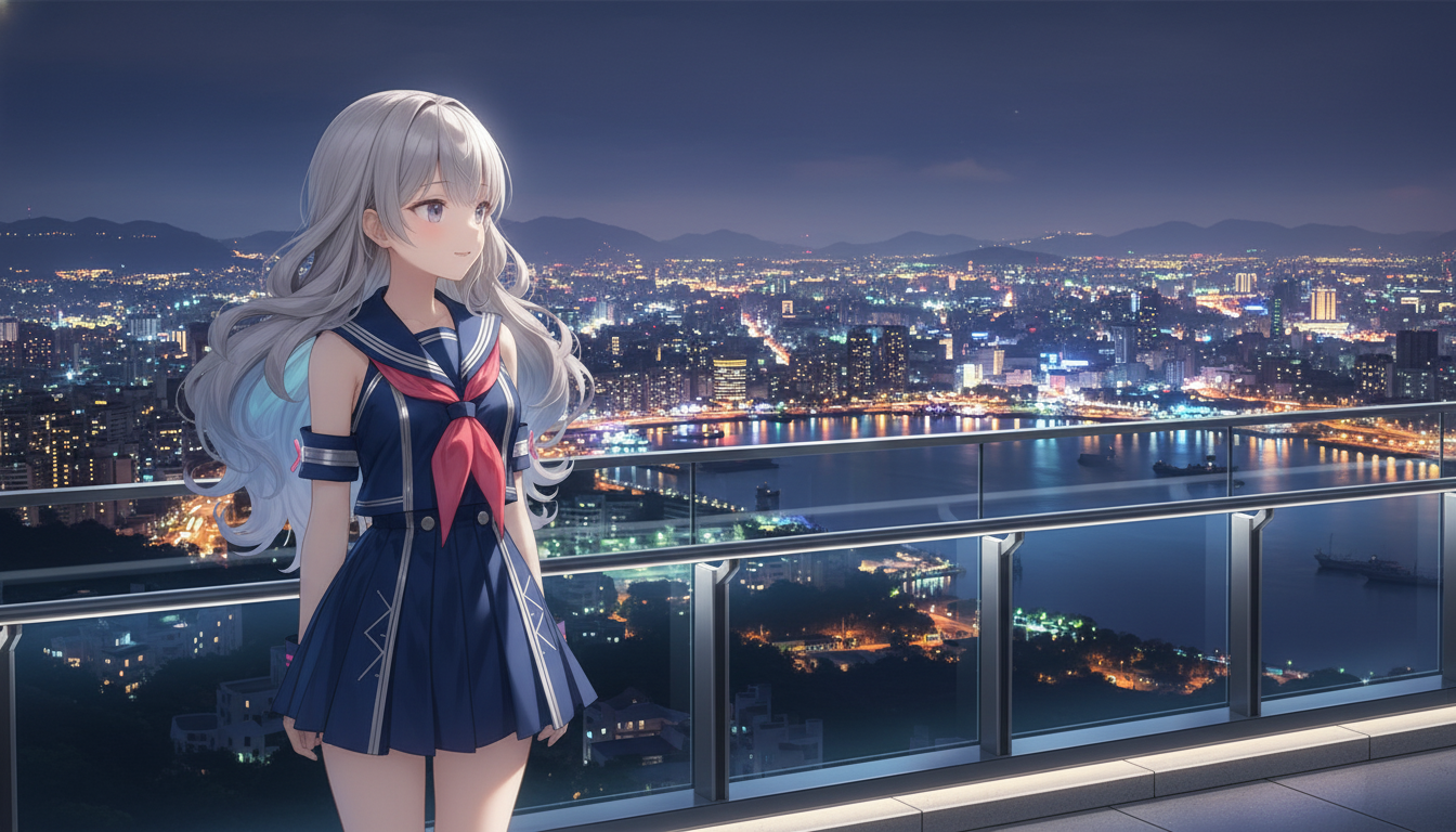 光瀨 詩帆夜景寫真